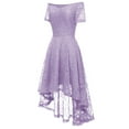 thumbnail image 1 of Fesfesfes Ladies Vintage Princess Dress Women Gowns Floral Lace Cocktail Off Shoulder Party Wedding Dress Plus Size $10, 1 of 1