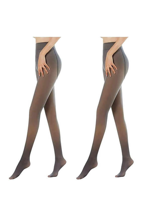 Leggings for Teen Girls Fake Translucent Ladies Keep Winter Warm Pantyhose Women Solid Fleece Pantyhose 1 Ib or