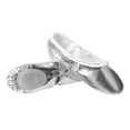 thumbnail image 1 of Fesfesfes Little Girls Shiny Dance Shoes,Soft Sole Kids Practice Dance Shoes,Casual Fashion Dancing Footwear, Children Dance Training Shoes(Silver#1,10.5-11 Years), 1 of 9