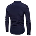 thumbnail image 1 of Fesfesfes Long Sleeve Shirt for Men Personality Casual Slim Fit Long Sleeve Top Blouse Shirt Under $10, 1 of 3