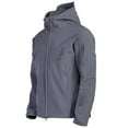 thumbnail image 1 of Fesfesfes Men Winter Jacket Zipper Casual Windproof Waterproof Loose Outwear Jacket Coat Mountaineering Clothing Sale Clearance, 1 of 3