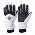 thumbnail image 1 of Fesfesfes Men and Women's Reflective Zipper Gloves Thick Warm Windproof Suitable for Cycling Skiing Outdoor Activities Providing Warmth(White,L), 1 of 2