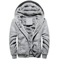 thumbnail image 1 of Fesfesfes Men's Fall And Winter Loose Casual Solid Color Jacket Clothes Sale, 1 of 4