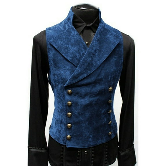 Fesfesfes Men's Single-breasted Vest Gilet Fit Breathable Retro Vest Casual Streetwear Jacket Sale Items