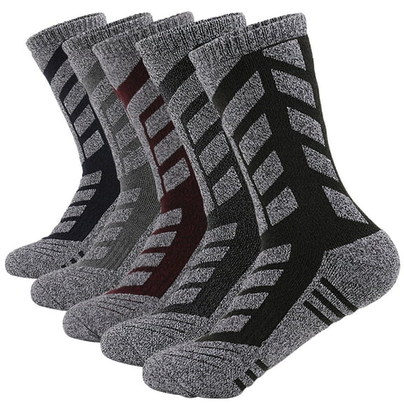 Fesfesfes Men's Ski Socks Winter Warm Socks Athletic Outdoor Sports Socks Mountaineering Socks