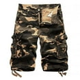 thumbnail image 1 of Fesfesfes Mens Cargo Shorts Multi Pocket Cargo Short Pants Loose Casual Pants Straight Leg Pants Spring Saving, 1 of 2