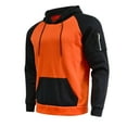 thumbnail image 1 of Fesfesfes Mens Hoodie New Long Sleeve Multicolor Hoodie Fleecy Zipper Pocket Top For Autumn/winter Hooded Sweatshirts, 1 of 5