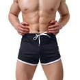 thumbnail image 1 of Fesfesfes Mens Shorts Summer Casual Thin Fast-drying Boxer Shorts Air-breathable Tight Fit Sports Shorts Pants Spring Saving, 1 of 5