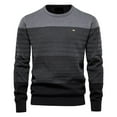 thumbnail image 1 of Fesfesfes Mens Sweater O-neck Sweater Soft Casual Sweaters For Men Classic Gradient Color Pullover Sweaters, 1 of 3