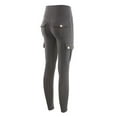 thumbnail image 1 of Fesfesfes Multi Pockets Stretchy Yoga Pants for Women Fitness Tight-fitting Sexy Sports Pants High-waist Quick-drying Running Hip Lift Trousers, 1 of 9
