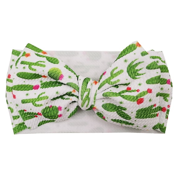 Fesfesfes New Children's Printed Bow Hairband Bohemian Baby Headband Baby Hairband,,Second Piece Free Shipping
