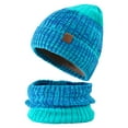 thumbnail image 1 of Fesfesfes Outdoor Hat For Men And Women Couples Universal Neutral Knitted Hat Plus Velvet Thick Winter Warm Hat, 1 of 2