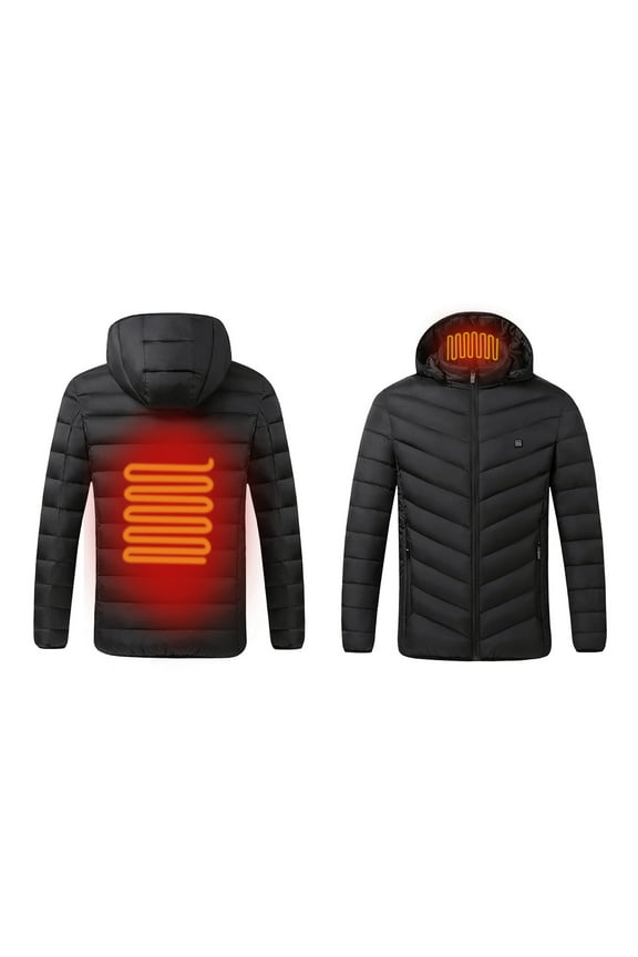 Outdoor Warm Heated Jacket For Riding Skiing Fishing Outerwear Hoodie for Men and Women Charging Heated Coat