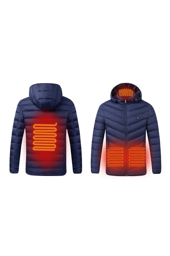 Outdoor Warm Heated Jacket For Riding Skiing Fishing Outerwear Hoodie for Men and Women Charging Heated Coat