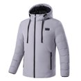 thumbnail image 1 of Fesfesfes Outdoor Warm Puffer Jacket for Men and Women Heated Jacket For Riding Skiing Fishing Charging Via Heated Coat Hoodie Jacket Sale on Clearance, 1 of 5
