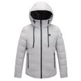 thumbnail image 1 of Fesfesfes Outdoor Warm Puffer Jacket for Men and Women Heated Coat For Riding Skiing Outdoor Coat Charging Heated Coat Hoodie Jacket Sale Clearance, 1 of 5