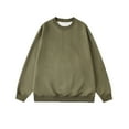 thumbnail image 1 of Fesfesfes Oversized Sweatshirt for Men Casual Round Neck Long Sleeve Pullover Color Sweatshirts Blouse Crewneck Sweatshirts, 1 of 4