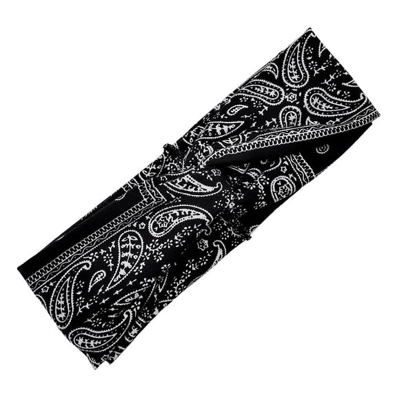 Fesfesfes Paisley Printed Knotted Hair Band Women Anti-stroke Headband Multifunction Hair Band,,Second Piece Free Shipping