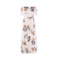 thumbnail image 1 of Fesfesfes Parent-child Spring Beach Dress Flowers Leaf Print Long Dress Mother-daughter Mommy And Me Matching Dresses, 1 of 9
