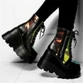 thumbnail image 1 of Fesfesfes Platform Boots for Young Ladies Fashion Thick Soled Large Size Short Women Platform Synthetic 4.5(35), 1 of 3