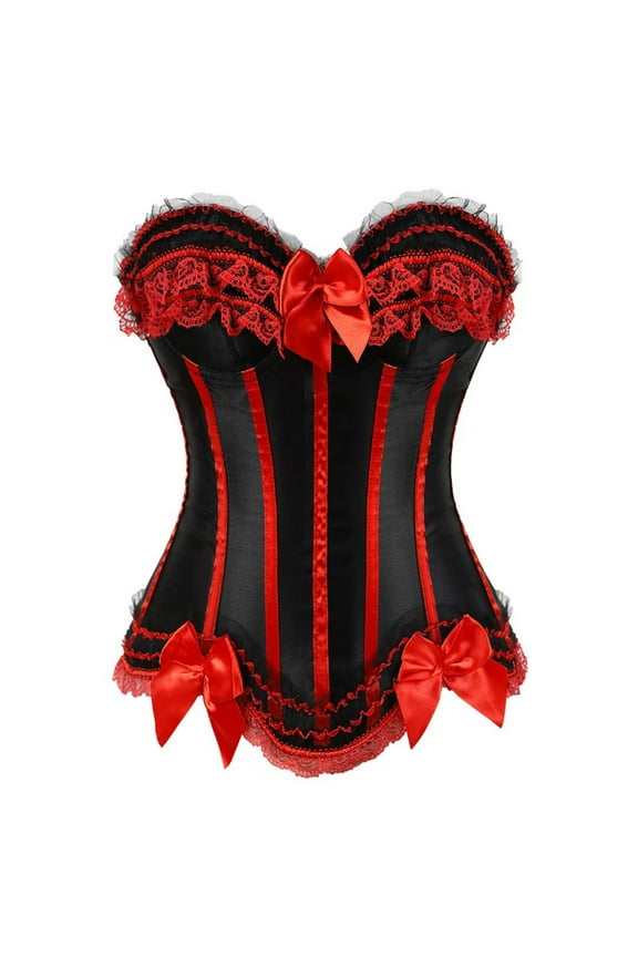 Plus Size Bodysuit For Women Black Bustier Lingerie For Halloween Costume Dress Bustier Top Gothic Shapewear Underwear Under $10