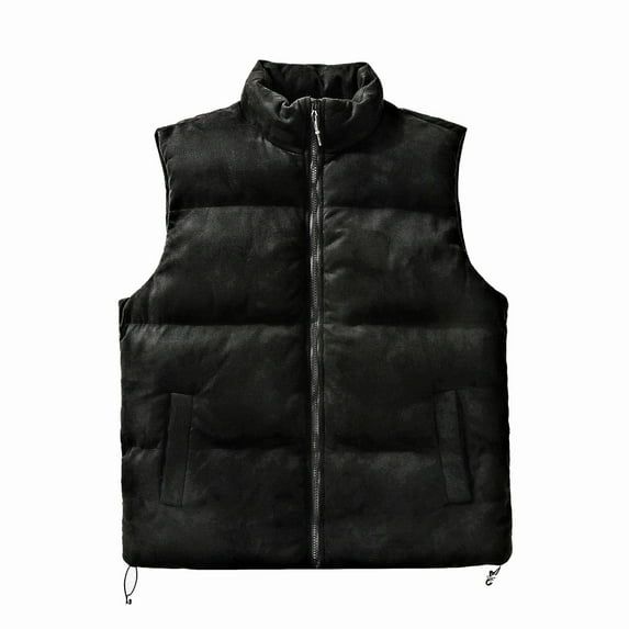 Fesfesfes Plus Size Warm Vest For Women Suede Sleeveless And Hooded Casual Jacket Fall Saving