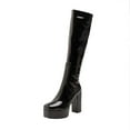 thumbnail image 1 of Fesfesfes Riding Boots For Women Fashion Large Size Boots Long Tube High Heels Shoes Boots Boots Knight Boots Over The Knee Boots US:9(42), 1 of 9