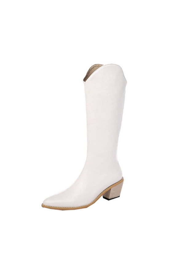 Riding Boots For Women Ladies Fall Winter Knight Thick High-heeled High US:4.5(35)