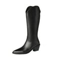 thumbnail image 1 of Fesfesfes Riding Boots For Women Ladies Fall Winter Knight Thick High-heeled High US:9.5(43), 1 of 9