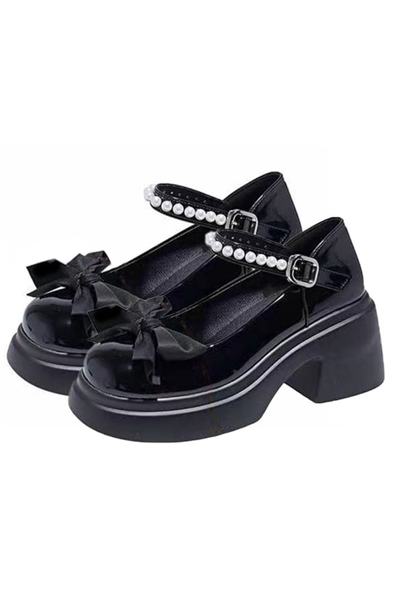 Round Head Small Faux-Leather Shoes Flat Heel Collision Ladies Soles Water Proof Booties 5.5(36)
