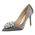 thumbnail image 1 of Fesfesfes Shoes Women Pumps Elegant Rhinestone High Heels Shoes Thin Pointed Shoes 4(34), 1 of 4
