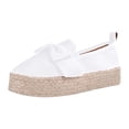 thumbnail image 1 of Fesfesfes Shoes Women Round Toe Solid Color Casual Asakuchi Knot Sponge Cake Fashion Shoes 40(7.5), 1 of 7