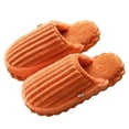 thumbnail image 1 of Fesfesfes Size 12 Womens Shoes Home Cotton Slippers Corduroy Splicing Couple Home Shoes Warm Plush Cotton Slippers Soft Soles Mute Non-slip 7.5-8.5(40-41), 1 of 6