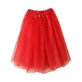 thumbnail image 1 of Fesfesfes Skirts for Women High Quality Pleated Gauze Short Skirt Adult Tutu Dancing Skirt, 1 of 3
