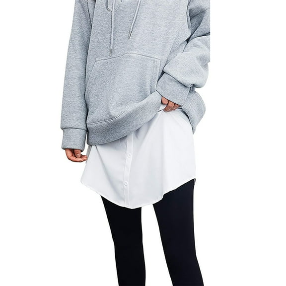 Fesfesfes Skirts for Women Layered Tiered Sheer Shirt Extender Extender Half Slip Plus Size Skirt