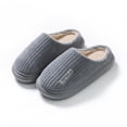 thumbnail image 1 of Fesfesfes Slippers For Women A Pair Of Lazy Slippers Curly Cozy Flat Slide Slippers Comfy Soft Non-Slip House Shoes Indoor And Outdoor Warm Gift Womens Boat Shoes 9(42), 1 of 5