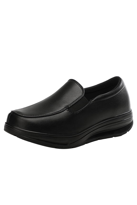 Soft Nurse Shoes White Slope Heel Pregnant Women's Shoes Mother's Shoes Work Shoes US:9(42)