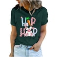 thumbnail image 1 of Fesfesfes Soft Shirts for Women's Round Neck Printed T-shirt Fashion And Comfortable Women's Shirt Top Short Sleeved Tops Ladies T Shirts M(US:6), 1 of 7