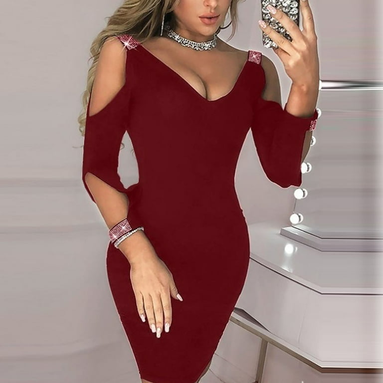 Sexy V Neck Pencil Skirt Dresses Sexy V Neck Pencil Skirt Dresses