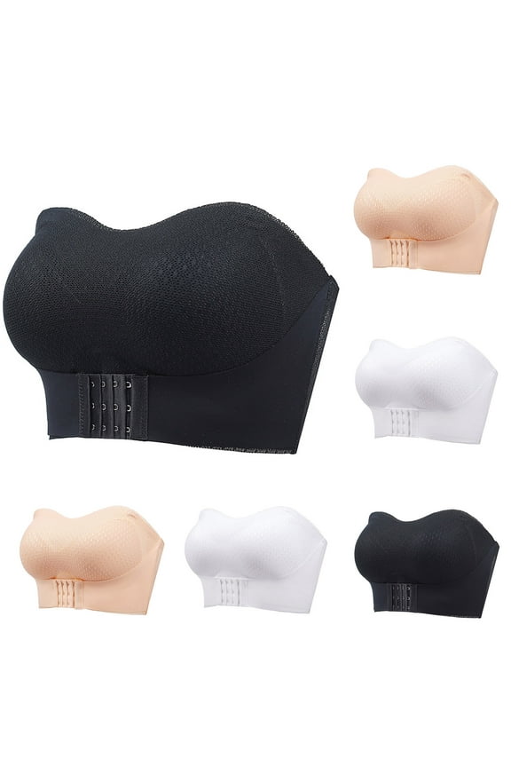Strapless Bras for Women Casual Bras Solid Color Tub Bras Vest Bra Back Strength Jogging Yoga Bra