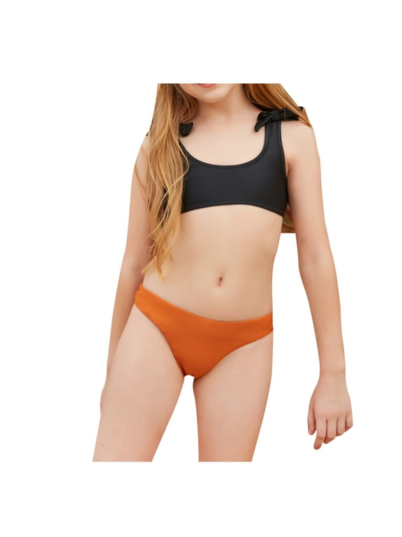 Summer Holiday Split Bikini Swimsuit Set (Girl's), 2-Piece Set