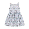 thumbnail image 1 of Fesfesfes Summer Sleeveless Dress for Toddler Baby Girls Graphic Print Children's Dresses for Comfortable and Adorable Wear 6Months -7 Years(Blue#1,1-2 Years), 1 of 3