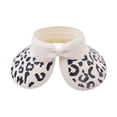 thumbnail image 1 of Fesfesfes Sun Visor for Women Summer UV Sun Protection Wide Brim Visor Empty Top Cap Leopard Print Edge Beach Cap with Bow, 1 of 8
