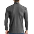 thumbnail image 1 of Fesfesfes Sweater for Men Solid Ribbed Slim Fit Knitted Pullover Turtleneck Sweater Base Shirt Clearance, 1 of 3