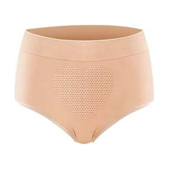 Fesfesfes Teen Girls Underwear Honeycomb Underwear For Womens Mid Waist Seamless Panties Pure Cotton High Stretch Underwear