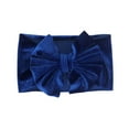 thumbnail image 1 of Fesfesfes Toddler Baby Girls Headband Cute Solid Color Gold Velvet Pleated Oversized Bow Headwear Headband Hair Accessories,,Second Piece Free Shipping, 1 of 4
