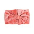 thumbnail image 1 of Fesfesfes Toddler Baby Girls Headband Cute Solid Color Gold Velvet Pleated Oversized Bow Headwear Headband Hair Accessories,,Second Piece Free Shipping, 1 of 4