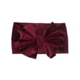 thumbnail image 1 of Fesfesfes Toddler Baby Girls Headband Cute Solid Color Gold Velvet Pleated Oversized Bow Headwear Headband Hair Accessories,,Second Piece Free Shipping, 1 of 3