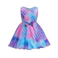 thumbnail image 1 of Fesfesfes Toddler Baby Kids Girls Summer Dress Causal Sleeveless Dress Mermaid Bow Skirt Dress Princess Dress Clearance, 1 of 9