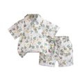 thumbnail image 1 of Fesfesfes Toddler Boys Hawaiian Outfit Kids Baby Boy Printed Tops and Shorts Casual Beach Wear Short-sleeved Dressy Tops and Shorts Clothes Set Summer Saving, 1 of 9